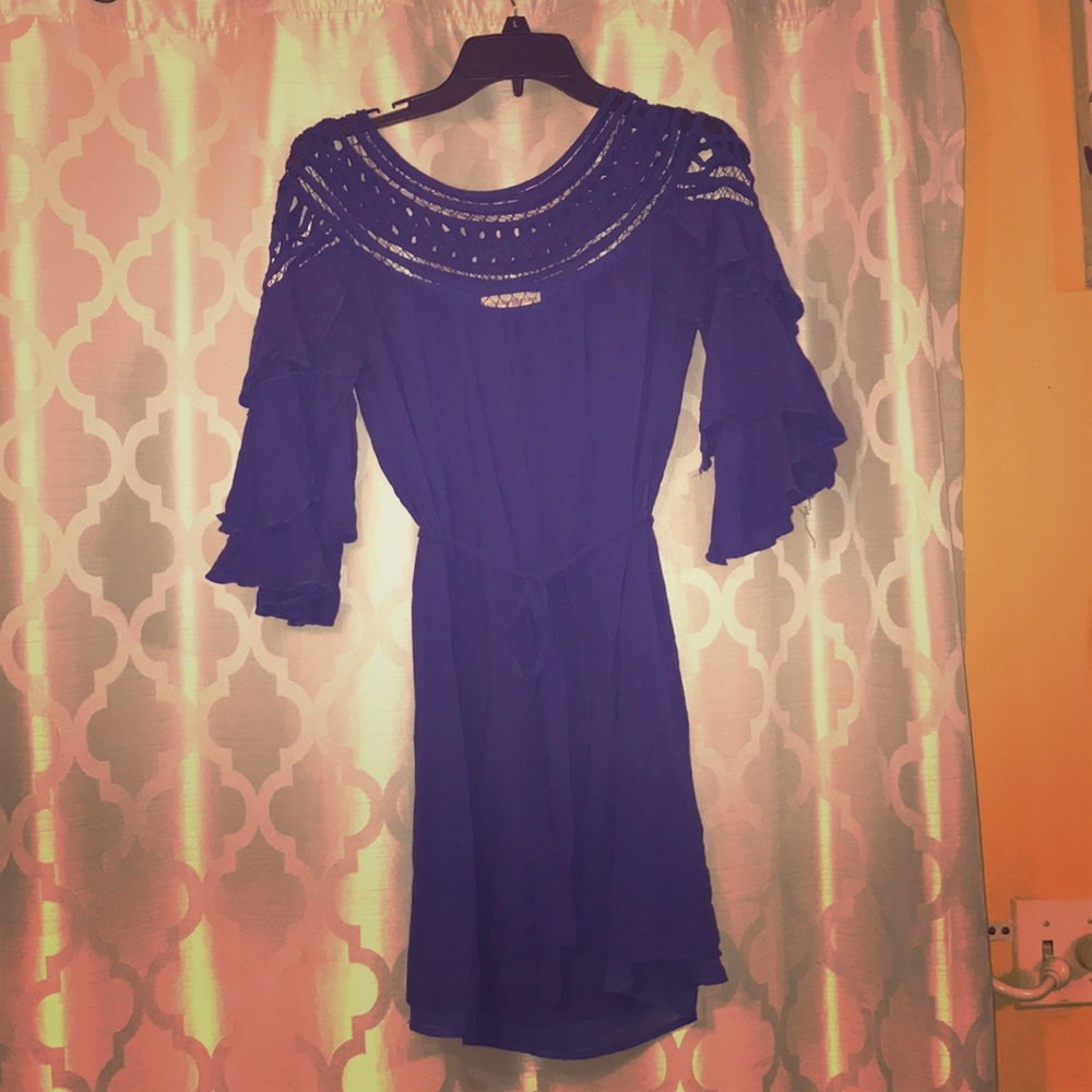 Royal blue dress